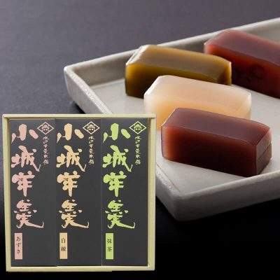 本練り小箱入り羊羹　3本箱詰め　商品画像